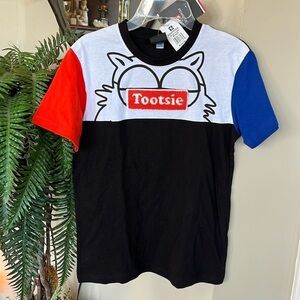 Brand New South Pole x Tootsie Roll Pop Owl Cotton Short Sleeve Shirt Limited